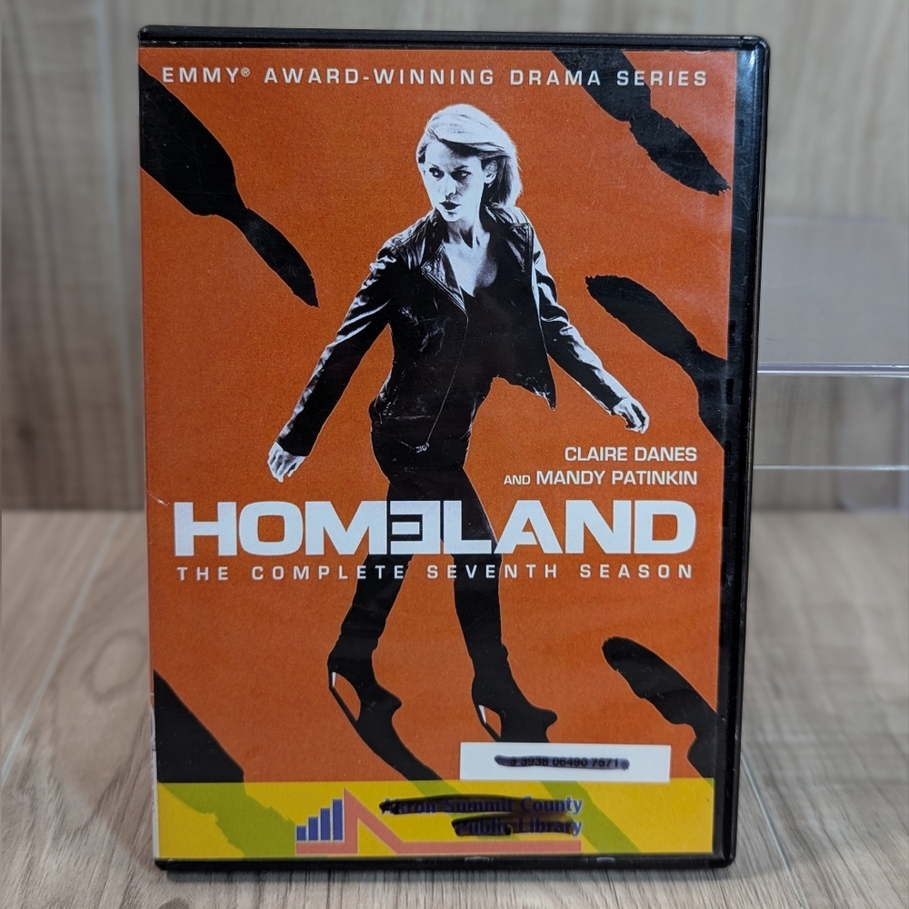Homeland: The Complete Seventh Season DVD 3-Disc Set 2019